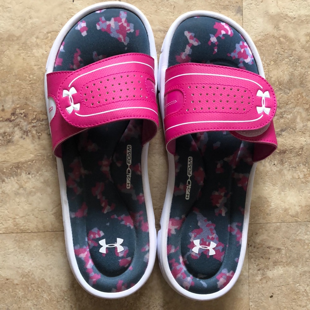 Under Armour Ignite VIII memory foam slides